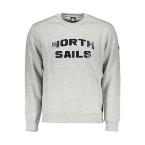 North Sails Brown Cotton Men Men's Sweater